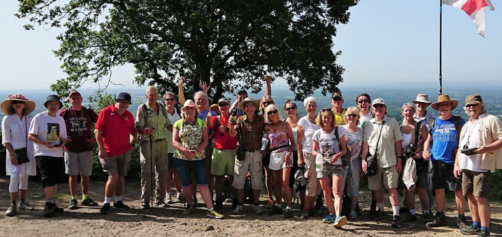 Surrey Hash House Harriers on hill